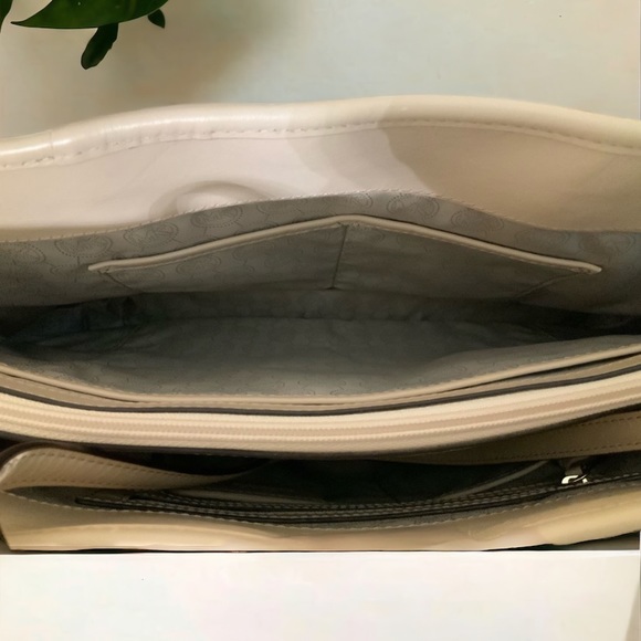 MICHAEL KORS Jet Set Travel MD Tote Brown Signature Tiger Stripe PVC - Picture 12 of 13